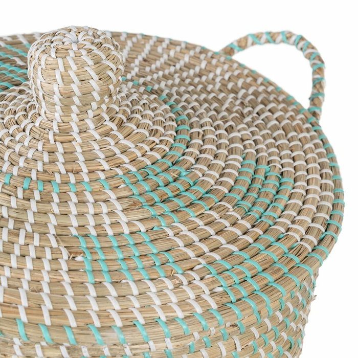 BigBuy Home Lot de paniers Naturel Gris Fibre naturelle (2 Pièces) BigBuy Home Lot de paniers Naturel Gris Fibre naturelle (2 Pièces)