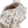 BigBuy Home Sculpture Ange Blanc en Résine et Oxyde de Magnésium 60 x 25 x 68 cm