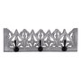 BigBuy Home Portemanteau Mural Gris 40 x 13 x 13 cm