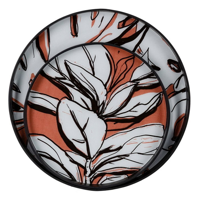 BigBuy Home Plateau apéritif Verre Volets 50 x 6 x 50 cm (Lot de 2) inevitable de 2 unités BigBuy Home Plateau apéritif Verre Volets 50 x 6 x 50 cm (Lot de 2) inevitable de 2 unités
