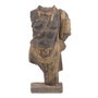 BigBuy Home Figurine Décorative Guerrier Marron Doré 38 x 22 x 76 cm