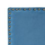 BigBuy Home Tête de lit 160 x 6 x 60 cm Tissu Synthétique Bleu