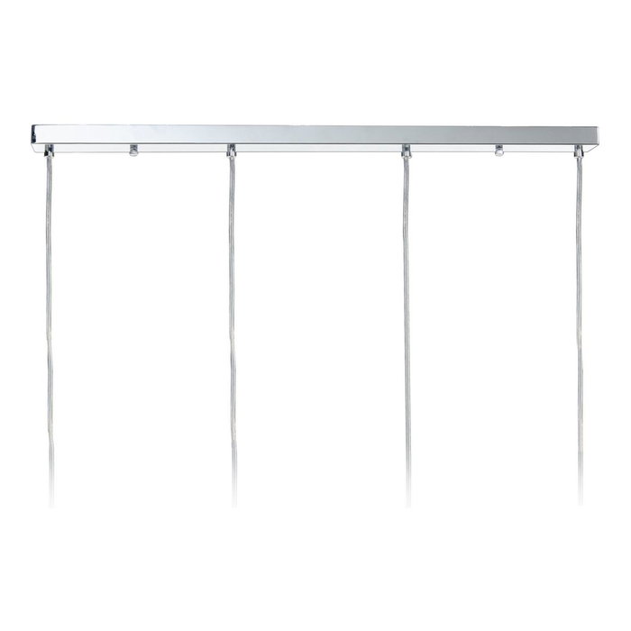 BigBuy Home Suspension Verre Gris Métal 90 x 16 x 50 cm