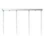 BigBuy Home Suspension Verre Gris Métal 90 x 16 x 50 cm
