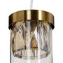 BigBuy Home Suspension Verre Doré Métal 27 cm 31 x 31 x 45 cm