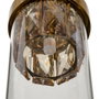 BigBuy Home Suspension Verre Doré Métal 27 cm 31 x 31 x 45 cm