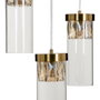 BigBuy Home Suspension Verre Doré Métal 27 cm 31 x 31 x 45 cm