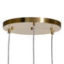 BigBuy Home Suspension Verre Doré Métal 27 cm 31 x 31 x 45 cm