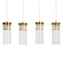 BigBuy Home Suspension 91 x 11 x 45 cm Verre Doré Métal
