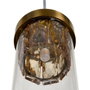 BigBuy Home Suspension 91 x 11 x 45 cm Verre Doré Métal
