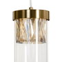 BigBuy Home Suspension 91 x 11 x 45 cm Verre Doré Métal