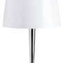 BigBuy Home Lampe de bureau Blanc et Argenté en Métal et Verre