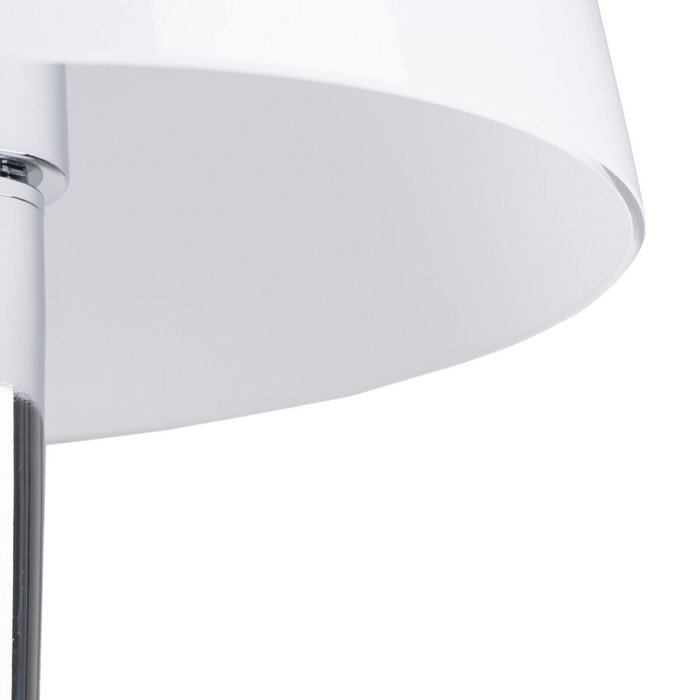 BigBuy Home Lampe de bureau Blanc et Argenté en Métal et Verre BigBuy Home Lampe de bureau Blanc et Argenté en Métal et Verre