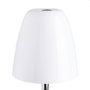 BigBuy Home Lampe de bureau Blanc et Argenté en Métal et Verre