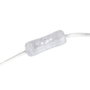 BigBuy Home Lampe de bureau Blanc et Argenté en Métal et Verre