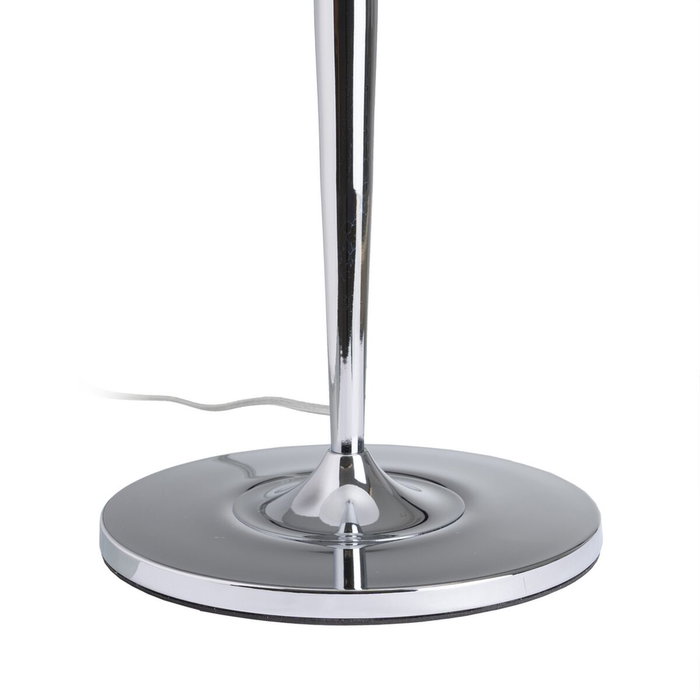 BigBuy Home Lampe de bureau Blanc et Argenté en Métal et Verre BigBuy Home Lampe de bureau Blanc et Argenté en Métal et Verre