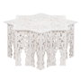 BigBuy Home Table Basse 2 Unités Blanche DMF