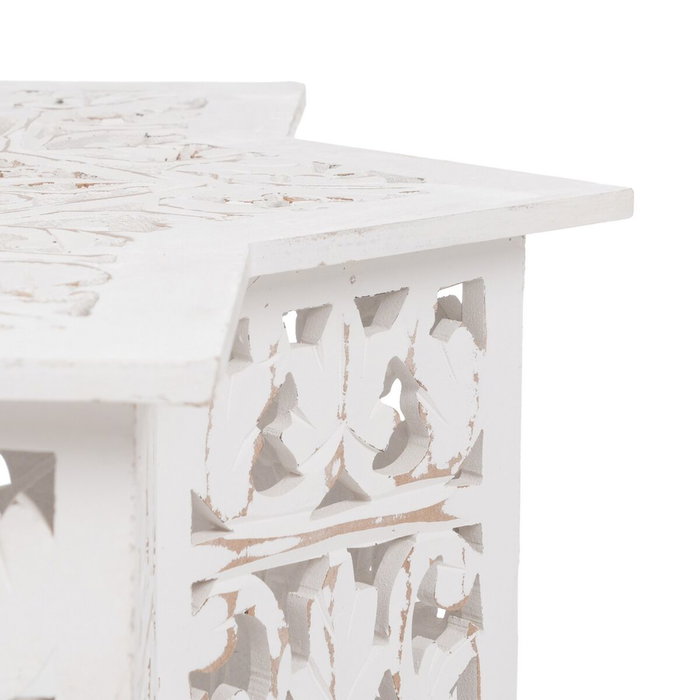 BigBuy Home Table Basse 2 Unités Blanche DMF BigBuy Home Table Basse 2 Unités Blanche DMF