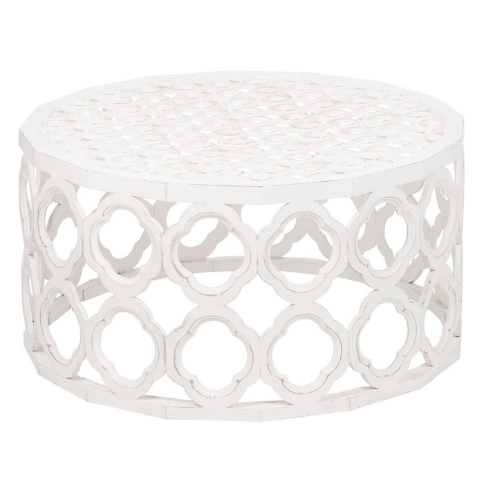 BigBuy Home Table Basse Circulaire Blanche 2 Unités BigBuy Home Table Basse Circulaire Blanche 2 Unités