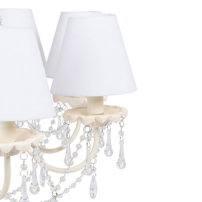 BigBuy Home Suspension Classique Beige Métal 65 x 65 x 107 cm