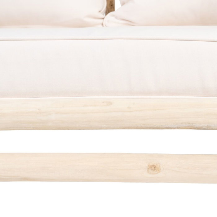 Canapé deux places AKAR 131 x 80 x 77,5 cm Naturel bois de teck