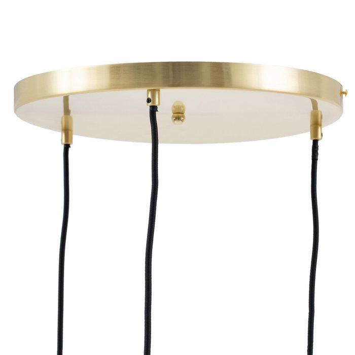BigBuy Home Suspension Verre Doré et Fer 15 x 15 x 120 cm BigBuy Home Suspension Verre Doré et Fer 15 x 15 x 120 cm