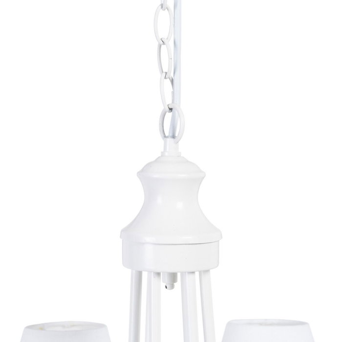 BigBuy Home Suspension Classique Métal Blanc 53 x 53 x 112 cm BigBuy Home Suspension Classique Métal Blanc 53 x 53 x 112 cm