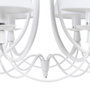 BigBuy Home Suspension Classique Métal Blanc 53 x 53 x 112 cm