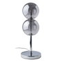 BigBuy Home Lampe de bureau Argentée en Verre et Fer