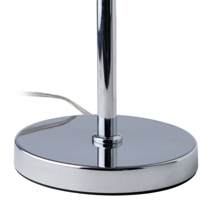 BigBuy Home Lampe de bureau Argentée en Verre et Fer BigBuy Home Lampe de bureau Argentée en Verre et Fer