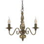 BigBuy Home Suspension Doré Métal 38 x 38 x 80,5 cm