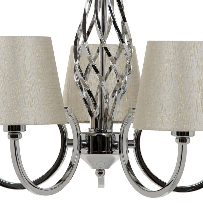 BigBuy Home Suspension Métal Argent 36 x 36 x 110 cm