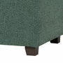 BigBuy Home Coffre Vert en Bois et Tissu Synthétique