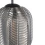 BigBuy Home Suspension 26 x 26 x 120 cm Verre Gris