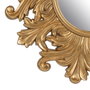 BigBuy Home Miroir mural 114 x 4,5 x 114 cm Verre Doré Bois