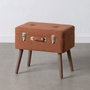 BigBuy Home Coffre 50 x 35 x 45 cm Rouge Foncé