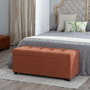 BigBuy Home Coffre Banc Rouge Foncé