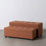 BigBuy Home Coffre Banc Rouge Foncé