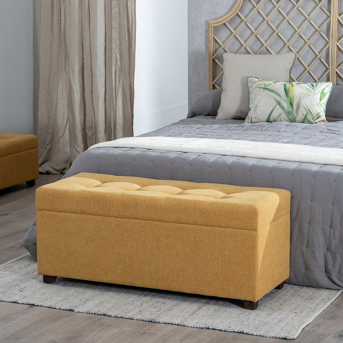 BigBuy Home Coffre 102 x 41 x 43 cm Moutarde BigBuy Home Coffre 102 x 41 x 43 cm Moutarde