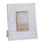 BigBuy Home Lot de 2 Cadres Photos Blanc en Bois de Manguier 20,5 x 1,5 x 25 cm