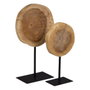 BigBuy Home Figurine Décorative Naturel Noir 17 x 17 x 31 cm