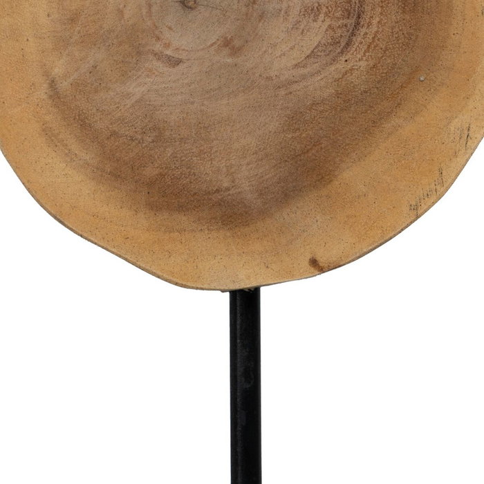 BigBuy Home Figurine Décorative Naturel Noir 17 x 17 x 31 cm