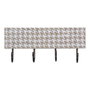 BigBuy Home Portemanteau Mural en Métal et Bois Blanc