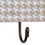 BigBuy Home Portemanteau Mural en Métal et Bois Blanc