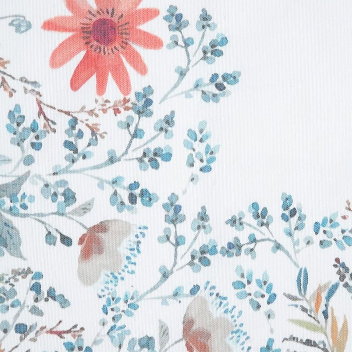 BigBuy Home Nappe 140 x 140 cm Bleue à Fleurs BigBuy Home Nappe 140 x 140 cm Bleue à Fleurs