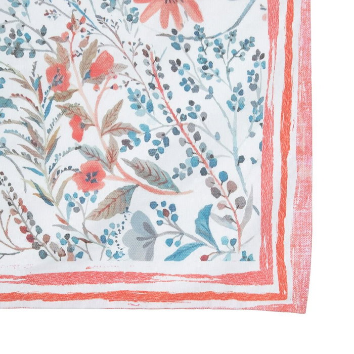 BigBuy Home Nappe 140 x 140 cm Bleue à Fleurs BigBuy Home Nappe 140 x 140 cm Bleue à Fleurs