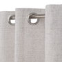 BigBuy Home Rideau Beige et Argent 140 x 260 cm