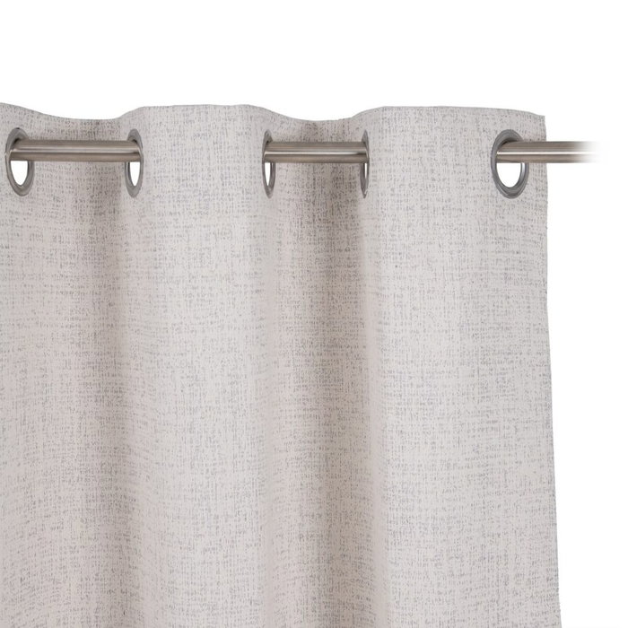 BigBuy Home Rideau Beige et Argent 140 x 260 cm BigBuy Home Rideau Beige et Argent 140 x 260 cm