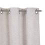 BigBuy Home Rideau Beige et Argent 140 x 260 cm