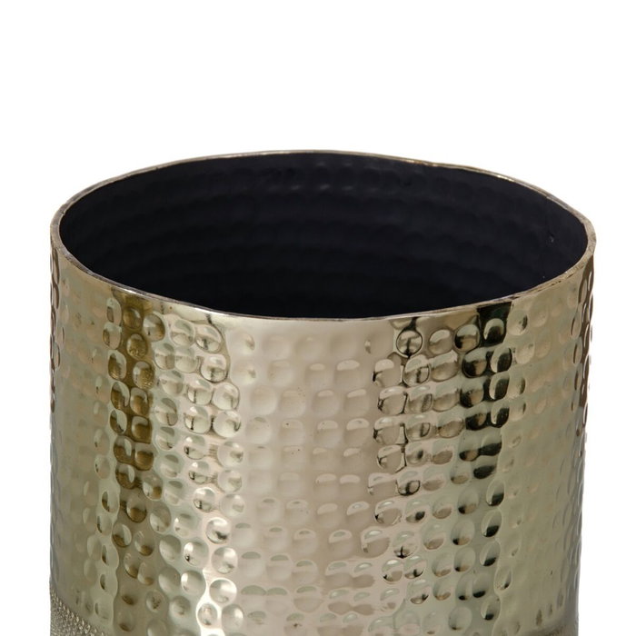 BigBuy Home Vase Doré 13 x 13 x 13 cm Aluminium BigBuy Home Vase Doré 13 x 13 x 13 cm Aluminium